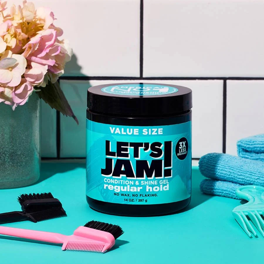 LETS JAM SHINE & HOLD GEL 14 OZ