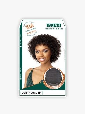 HH JERRY CURL 11" WIG-NATURAL BLK