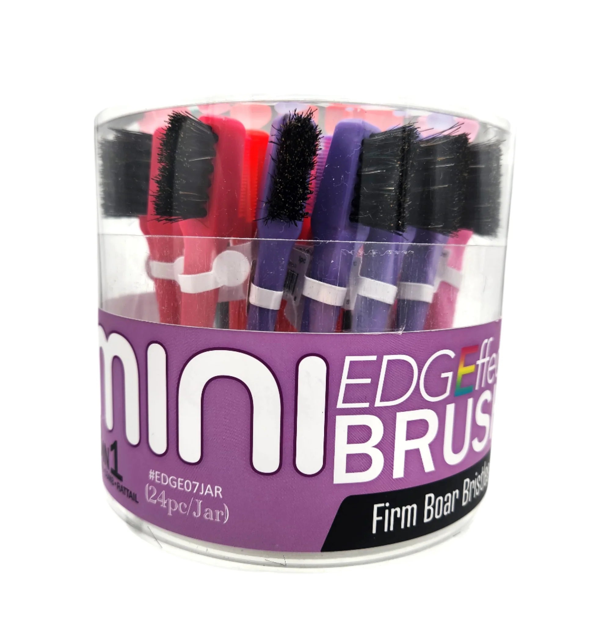 Mini 3 in 1 Edge Brush-Assort Colors