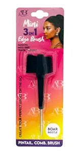 Ana Beauty 3 in 1 Mini Edge Brush
