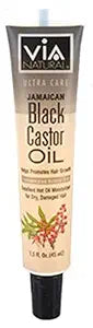 Via Natural Black Castor Oil 1.5oz
