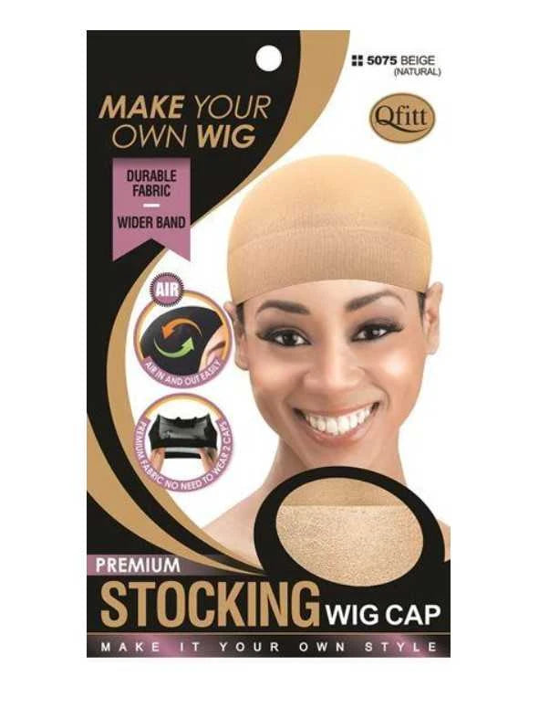 PREMIUM STOCKING WIG CAP/BEIGE
