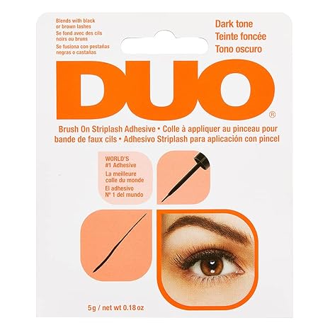 Duo Brush On Adhesive dark-orange