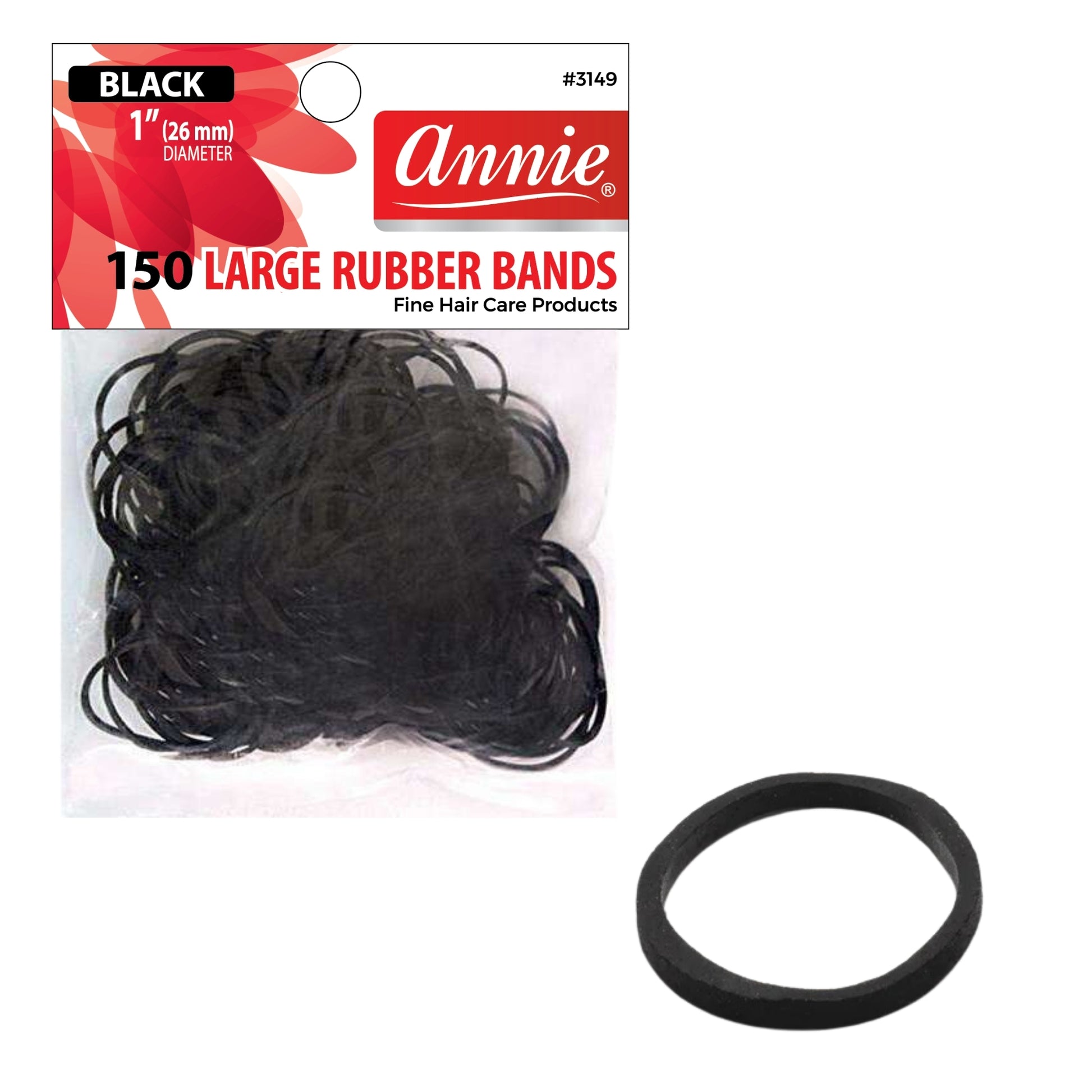 Annie Rubber Bands 150 Count Large #3149