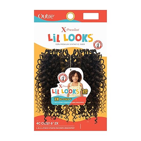 X-PRESSION LIL LOOKS 4C COILY 6" 2X-1B