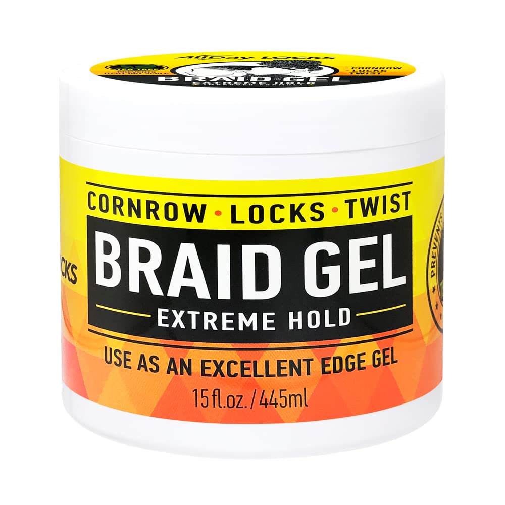 All Day Locks Braid Gel Extreme Hold 15oz