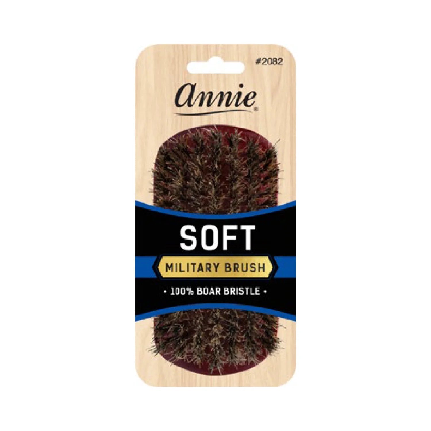 Annie Soft Military Brush (100% Pure Boar) # 2082