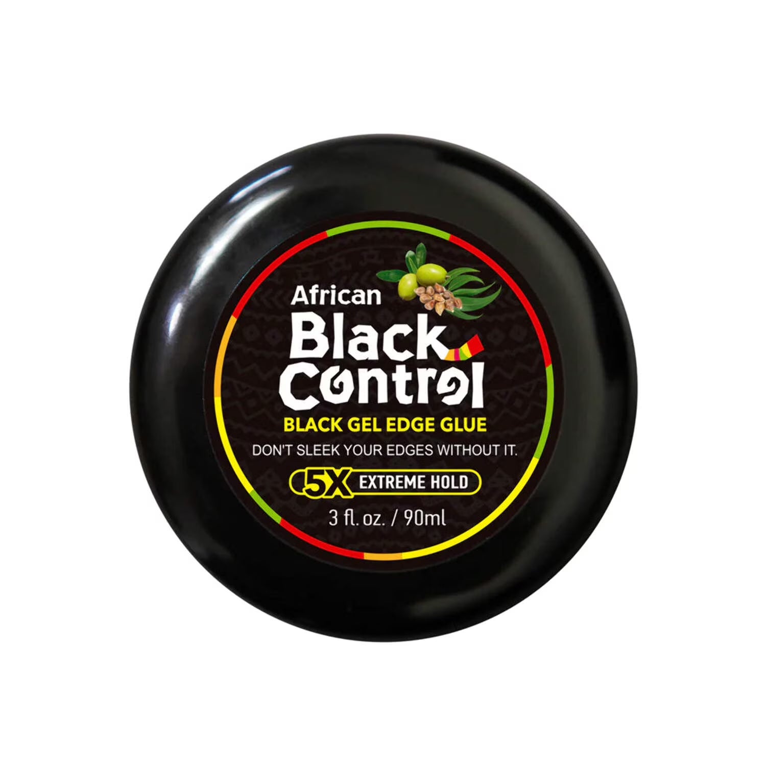 AFRICAN BLACK CONTROL BLACK GEL EDGE GLUE