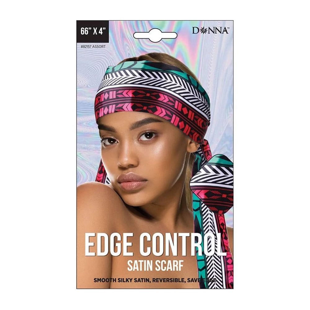 DONNA EDGE CONTROL SATIN SCARF