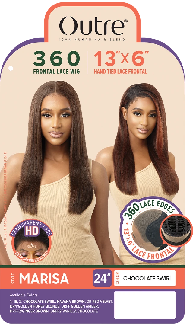 OUTRE 360 HUMAN HAIR WIG MARISA 1B