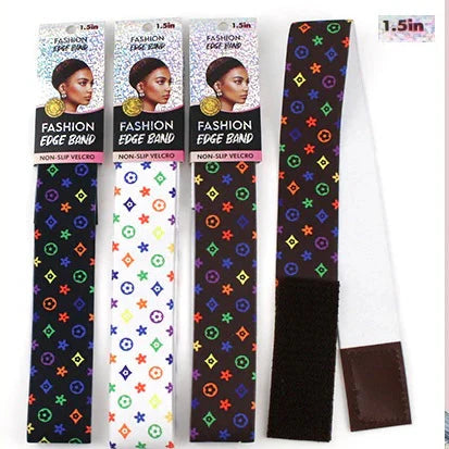 Fashion Edge Band- Black, Light Brown, Cream