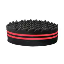 LARGE TWO SIDE TWIST HAIR BRUSH SPONGE WITH SMALL HOLE