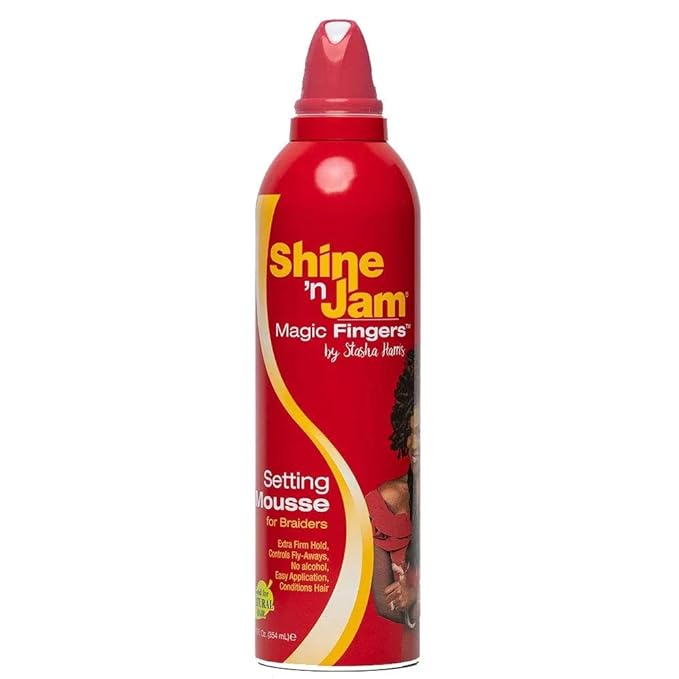 Shine N Jam Magic Fingers Braiders Mousse 12 oz