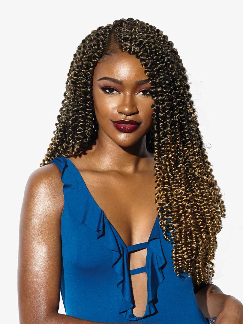 Sensationnel Synthetic Braid Pre-Stretched 3X Ruwa Water Wave (18" & 20")