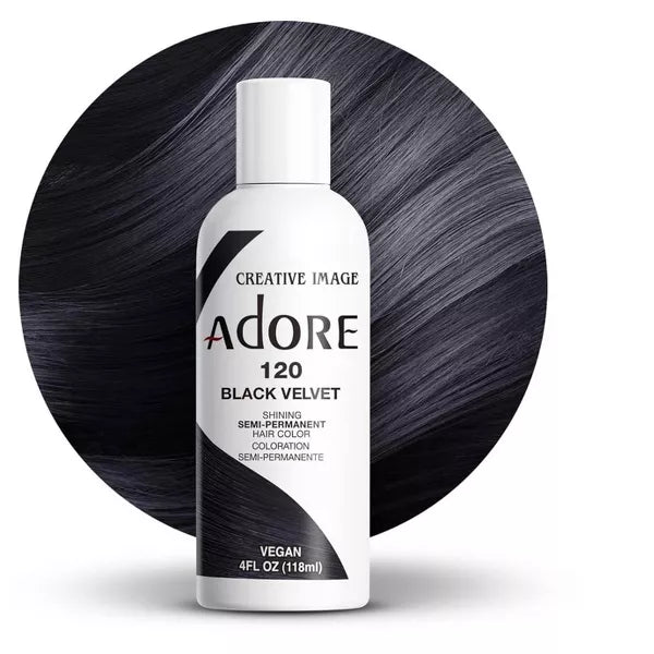 ADORE SEMI PERM COLOR- BLACK VELVET