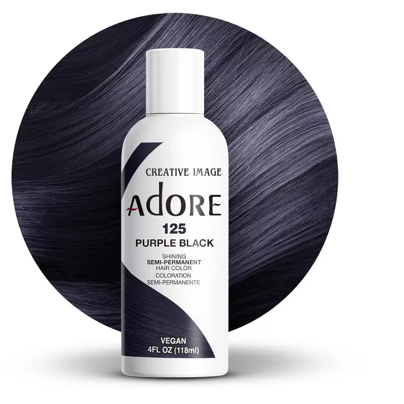 ADORE SEMI-PERM HAIR COLOR-PURPLE BLACK