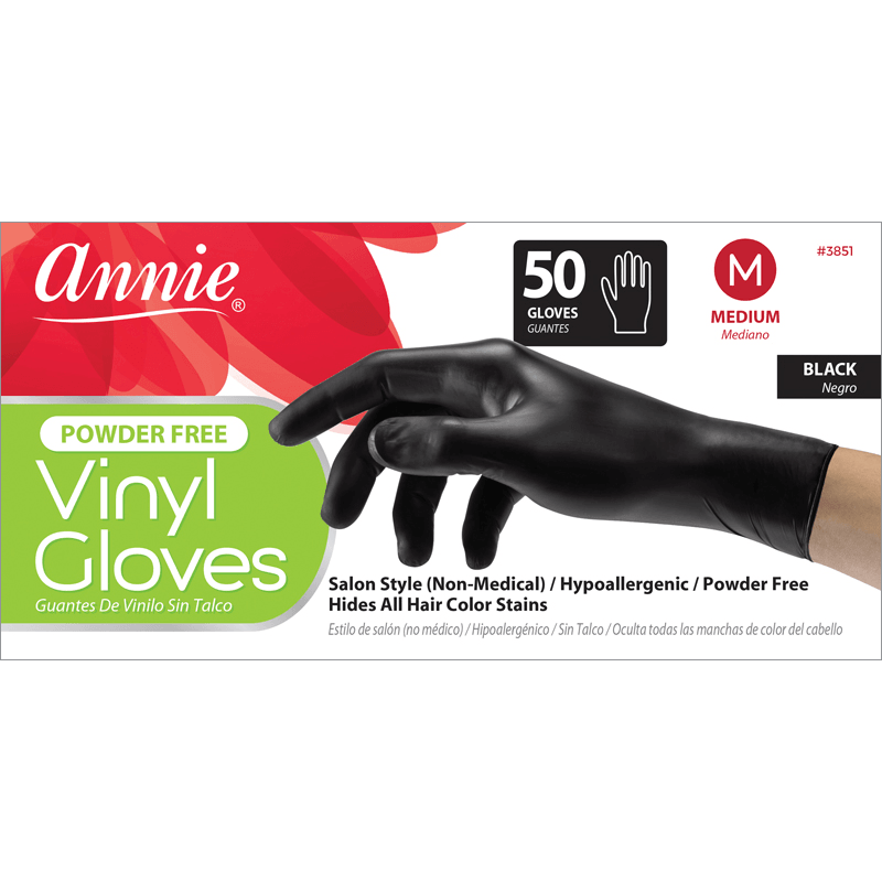 Annie Vinyl Gloves Pk 8- Medium