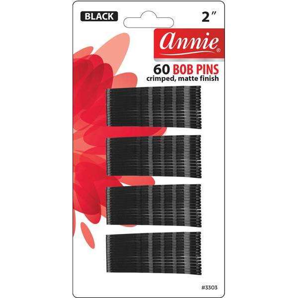 Annie 60 Bob Pins 2" Matte - Crimped