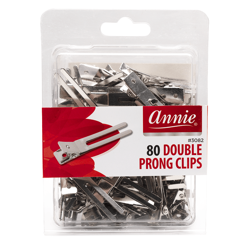 Annie 80 Double Prong Clips #3082