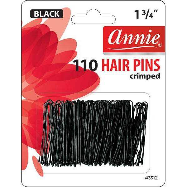 Annie Hair Pins 1 3/4 110 CT Black #3312