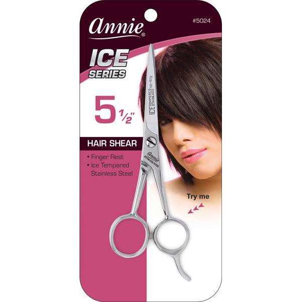 Annie Ice Tempered Stainless Steel Hair Shear 5.5 #5024