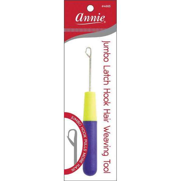 Annie Jumbo Latch Hook Hair Weaving Tool Two Tone Handle