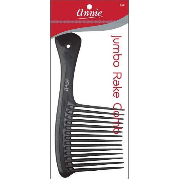 Annie Jumbo Rake Comb Black # 0056