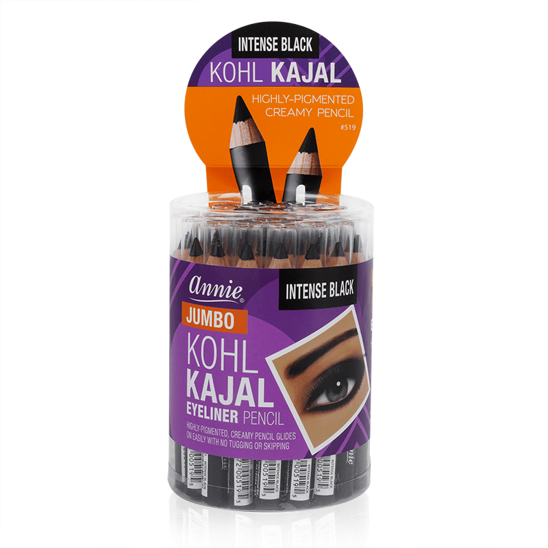 Annie Kohl Kajal Eyeliner Pencil 4" 36ct Intense Black