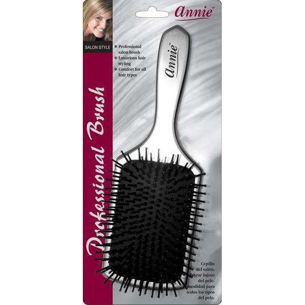 Annie Paddle Brush Large Silver #2210