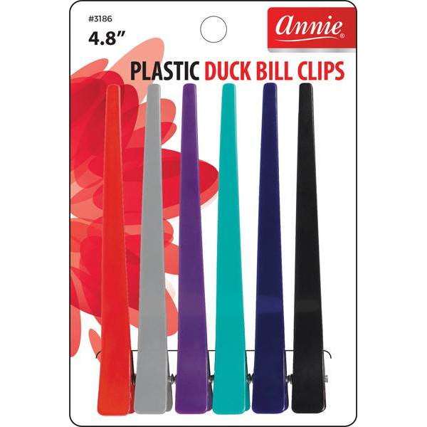 Annie Plastic Duck Bill Clips # 3186
