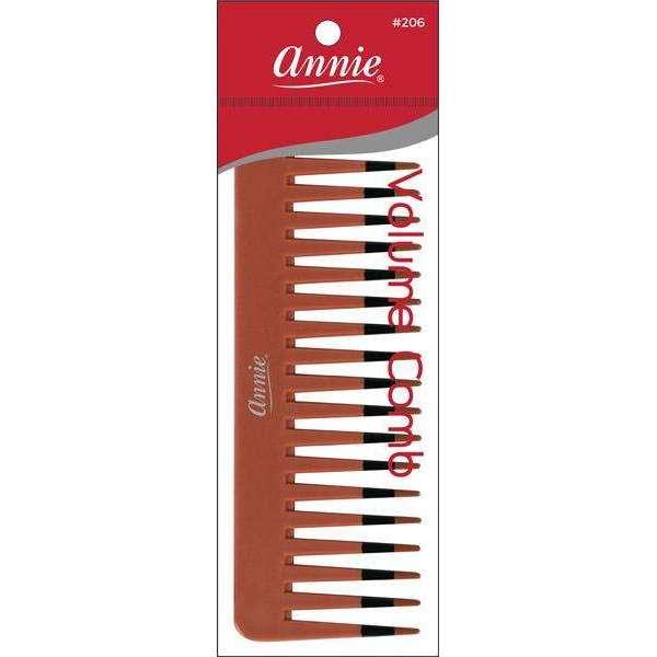 Annie Volume Comb Two Tone Assorted Colors 206