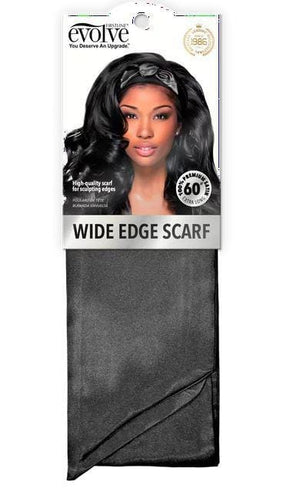 Evolve Wide Edge Scarf-Black