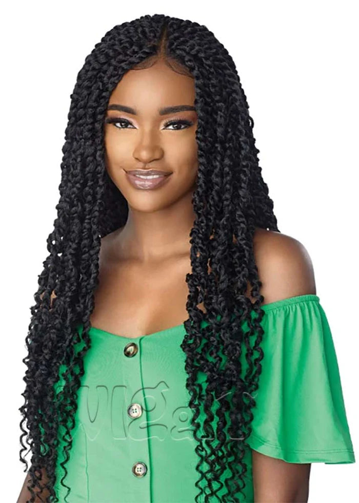 Sensationnel Cloud 9 4x4 Braided Lace Wig - Passion Twist 28"